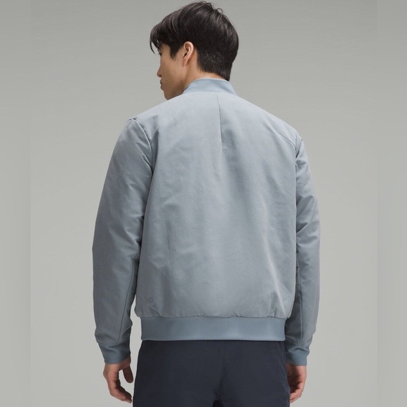 New Lululemon Mens Switch Over Bomber Jacket XXL Belgian Blue - Picture 2 of 11